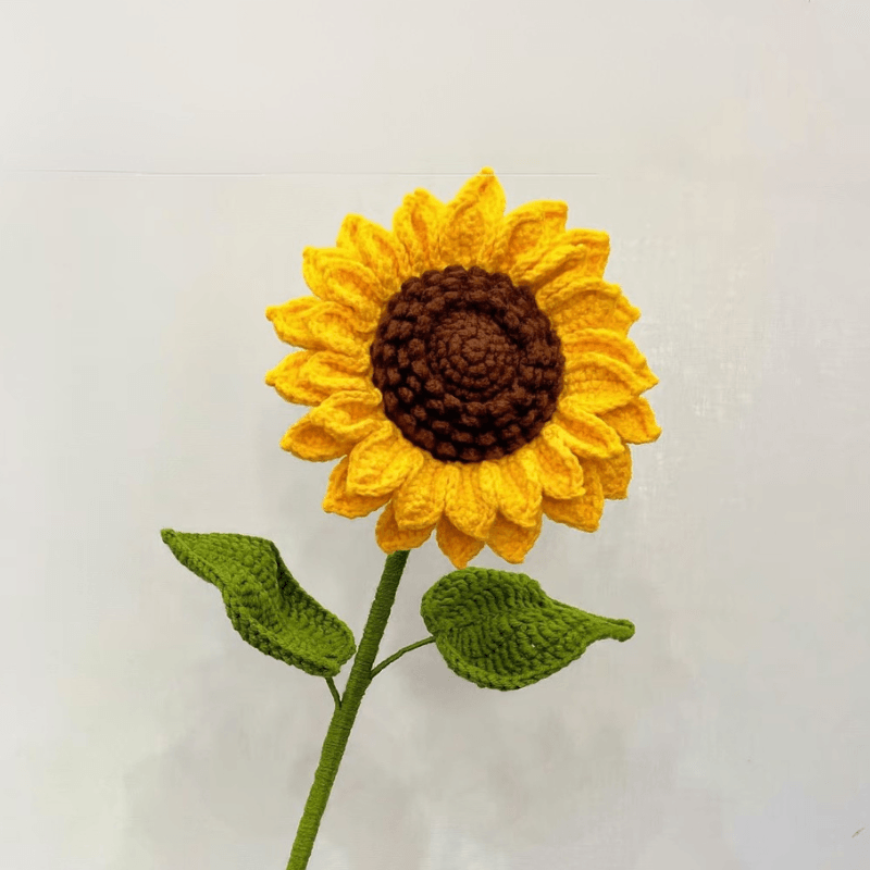 crochet sunflower