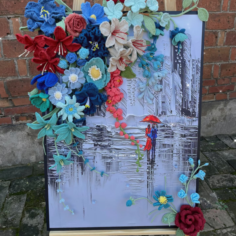 handmade flower drawing boards